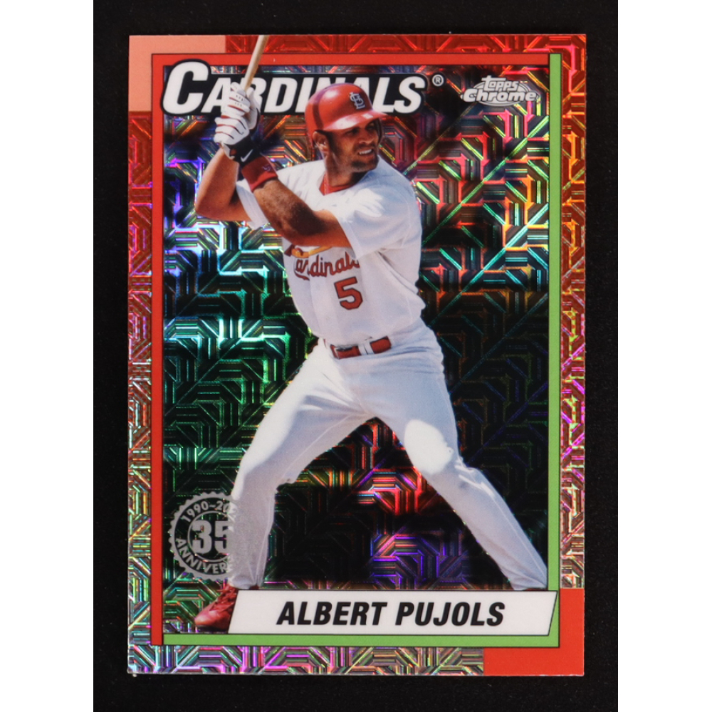 Albert Pujols 2025 Topps '90 Topps Silver Pack Chrome #T90C99 at PristineAuction.com