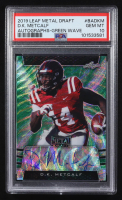 D.K. Metcalf 2019 Leaf Metal Draft Green Wave Autographs #BA-DKM RC #4/5 (PSA 10) at PristineAuction.com