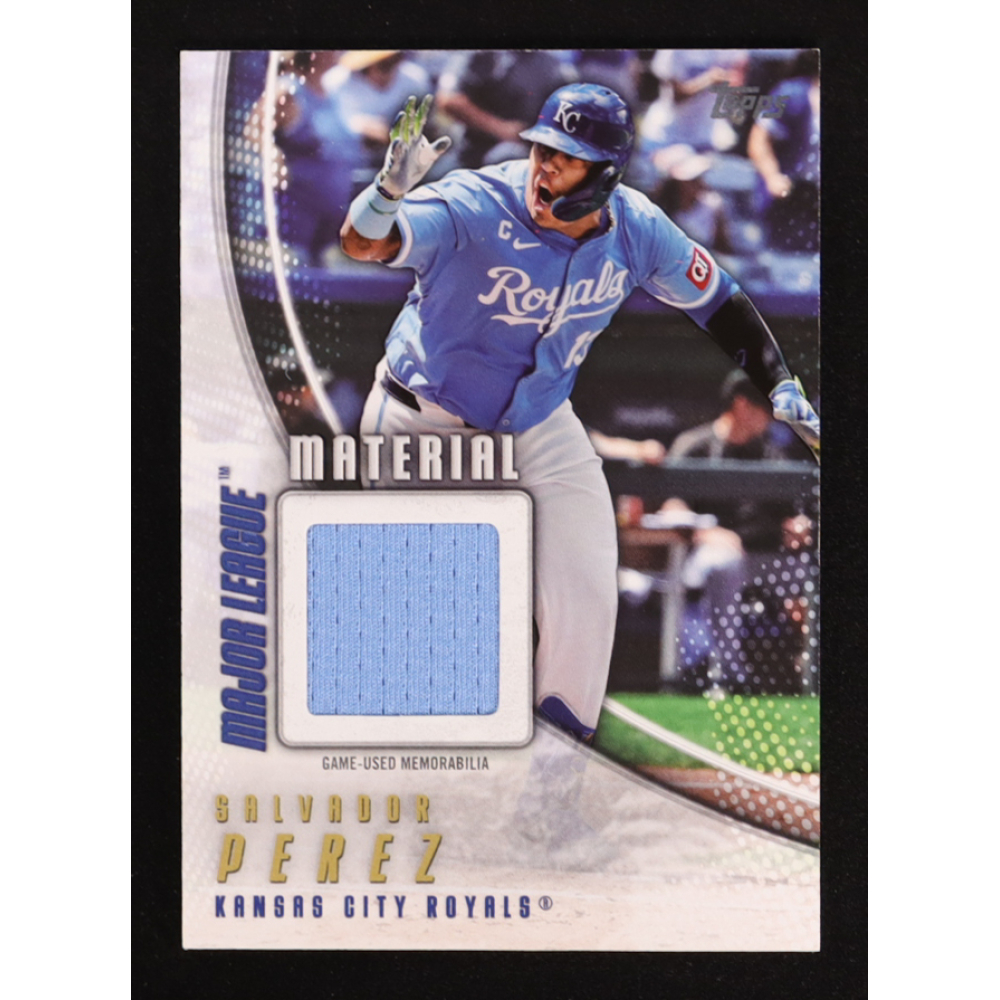 Salvador Perez 2025 Topps Major League Materials #MLMSP at PristineAuction.com