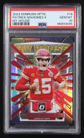 Patrick Mahomes II 2023 Panini Donruss Optic My House! #19 (PSA 10) at PristineAuction.com