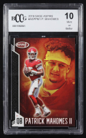 Patrick Mahomes II 2019 Sage Aspire #ASP-PM-1 (BCCG 10) at PristineAuction.com