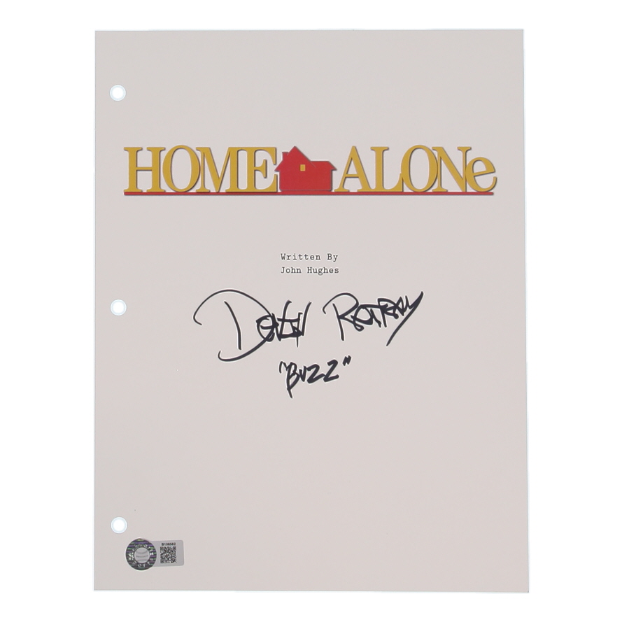 Devin Ratray Signed "Home Alone" Movie Script Cover Page Inscribed "Buzz" (Schwartz) at PristineAuction.com Devin Ratray Signed "Home Alone" Movie Script Cover Page Inscribed "Buzz" (Schwartz) at PristineAuction.com