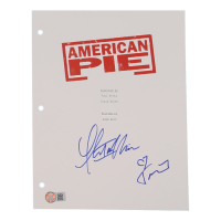 Tara Reid & Thomas Ian Nicholas Signed "American Pie" Movie Script Cover Page (Schwartz) at PristineAuction.com