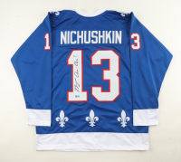 Valeri Nichushkin Signed Jersey Inscribed "Chu-Chu!" (Beckett) at PristineAuction.com