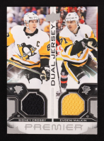 Sidney Crosby / Evgeni Malkin 2022-23 Upper Deck Premier Premier Dual Jerseys Game-Worn #PDSCEM #73/99 at PristineAuction.com