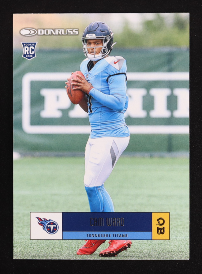 Cam Ward 2025 Donruss Retro '05 #19 RC at PristineAuction.com Cam Ward 2025 Donruss Retro '05 #19 RC at PristineAuction.com