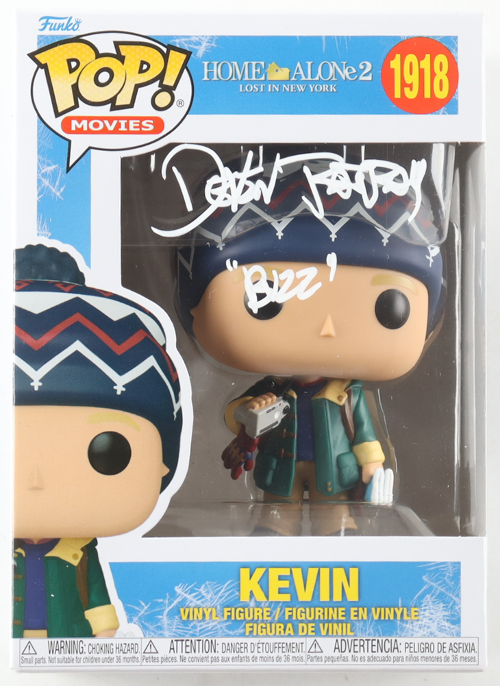 Devin Ratray Signed "Home Alone 2: Lost In New York" #1918 Kevin Funko Pop! Vinyl Figure Inscribed "Buzz" (Schwartz) at PristineAuction.com Devin Ratray Signed "Home Alone 2: Lost In New York" #1918 Kevin Funko Pop! Vinyl Figure Inscribed "Buzz" (Schwartz) at PristineAuction.com