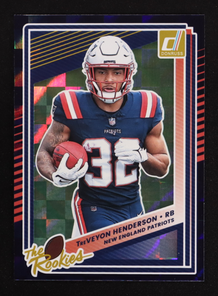TreVeyon Henderson 2025 Donruss The Rookies #16 RC
