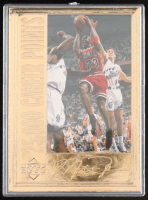 Michael Jordan 1996 Upper Deck 22KT Gold #NNO / 25,000 Career Points #1149/10000 at PristineAuction.com