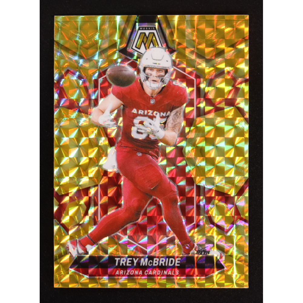 Trey McBride 2024 Panini Mosaic Mosaic Reactive Yellow #5 at PristineAuction.com
