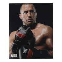 Georges St-Pierre Signed UFC 8x10 Photo (Beckett) at PristineAuction.com