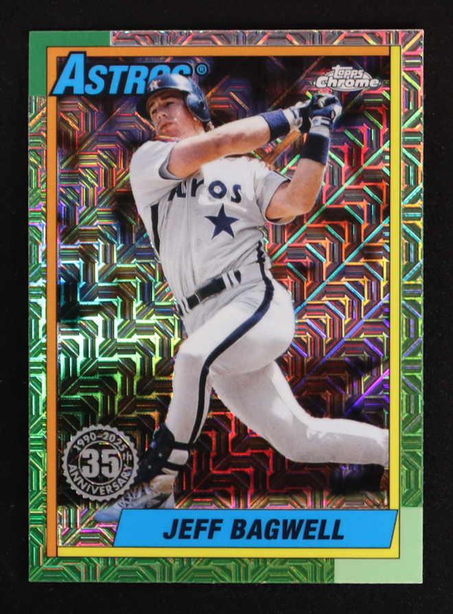Jeff Bagwell 2025 Topps '90 Topps Silver Pack Chrome #T90C31 at PristineAuction.com Jeff Bagwell 2025 Topps '90 Topps Silver Pack Chrome #T90C31 at PristineAuction.com