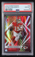 Patrick Mahomes II 2020 Panini Phoenix Fire Burst #45 (PSA 10) at PristineAuction.com