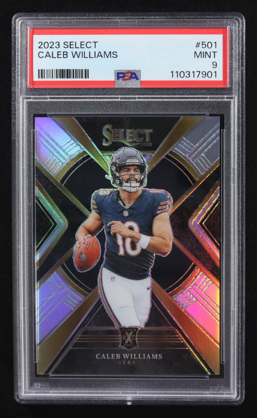 Caleb Williams 2023 Select #501 XRC (PSA 9) at PristineAuction.com Caleb Williams 2023 Select #501 XRC (PSA 9) at PristineAuction.com