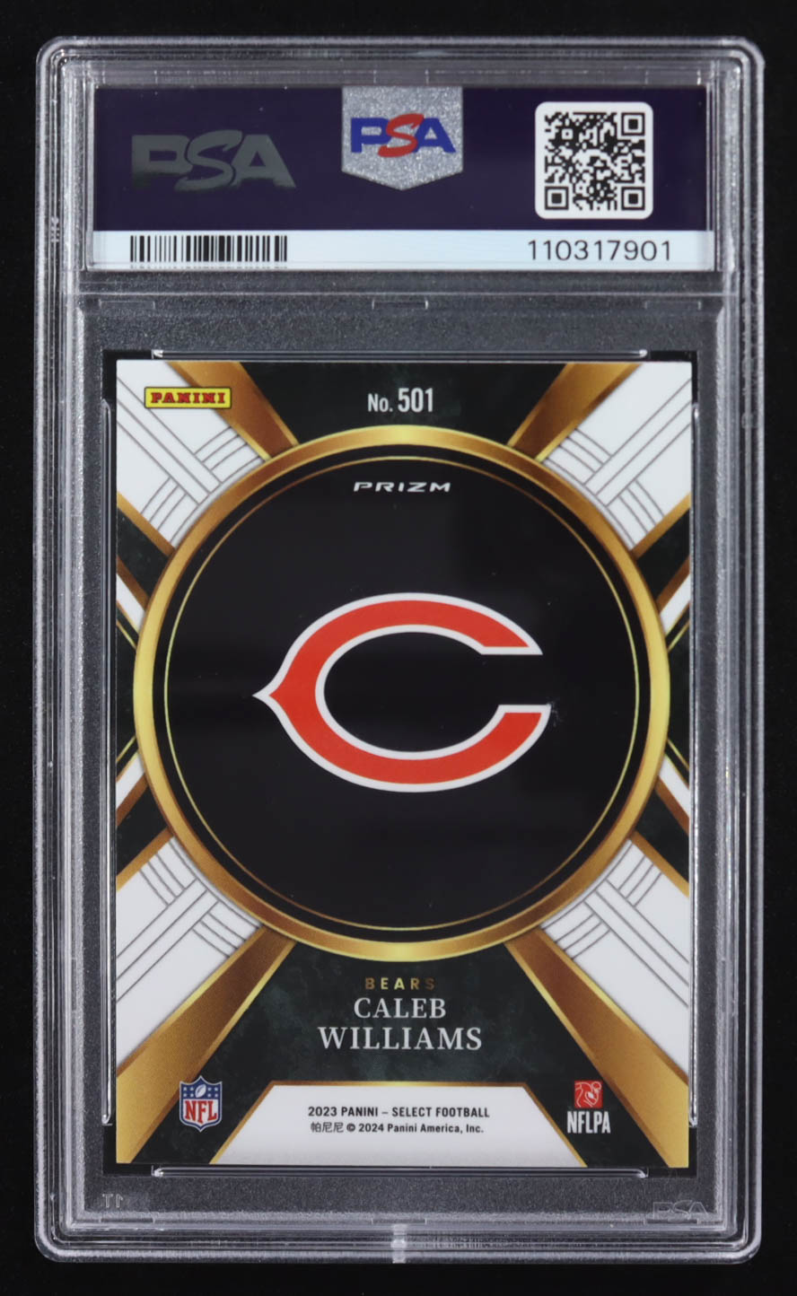 Caleb Williams 2023 Select #501 XRC (PSA 9) at PristineAuction.com Caleb Williams 2023 Select #501 XRC (PSA 9) at PristineAuction.com