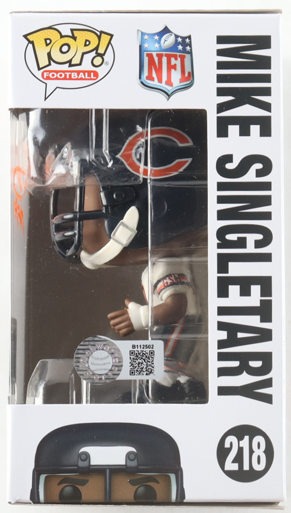 Mike Singletary Signed Bears #218 Funko Pop! Vinyl Figure Inscribed "HOF 98" (Schwartz) at PristineAuction.com Mike Singletary Signed Bears #218 Funko Pop! Vinyl Figure Inscribed "HOF 98" (Schwartz) at PristineAuction.com