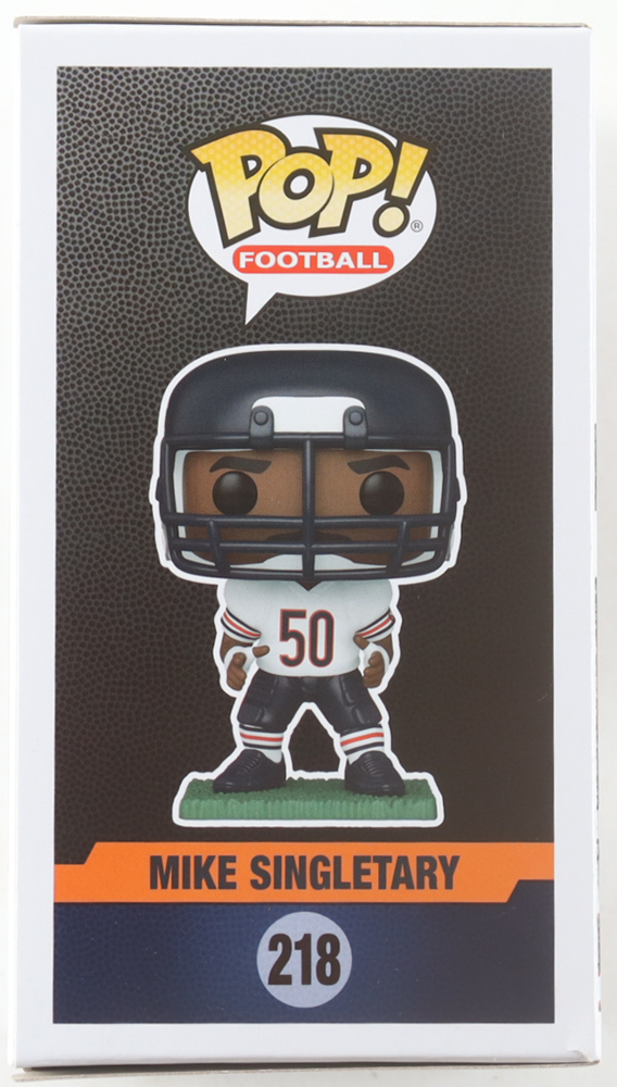 Mike Singletary Signed Bears #218 Funko Pop! Vinyl Figure Inscribed "HOF 98" (Schwartz) at PristineAuction.com Mike Singletary Signed Bears #218 Funko Pop! Vinyl Figure Inscribed "HOF 98" (Schwartz) at PristineAuction.com