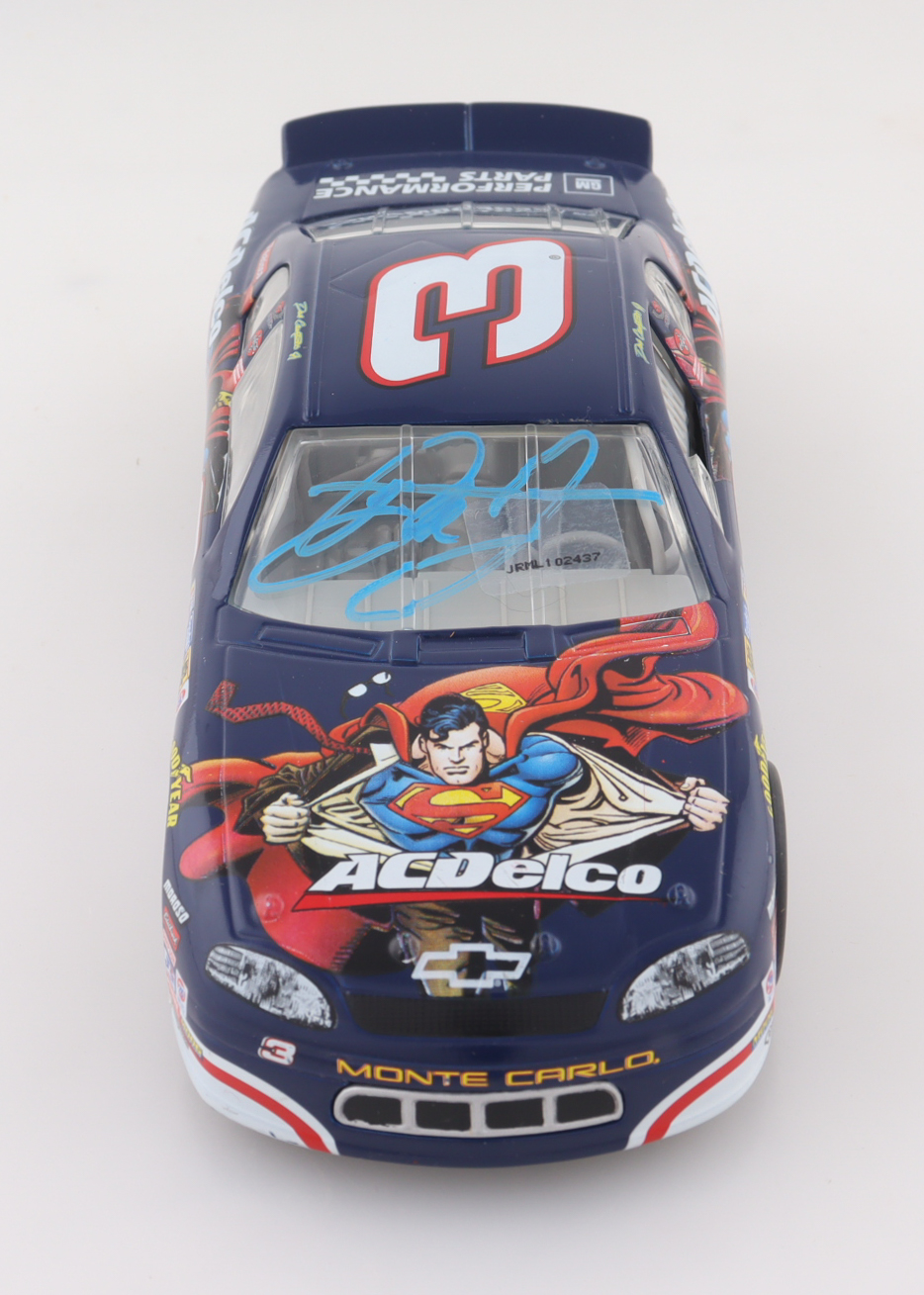 Dale Earnhardt Jr. Signed 1999 #3 ACDelco Superman Monte Carlo 1:24 Diecast Car (JR Motorsports) at PristineAuction.com Dale Earnhardt Jr. Signed 1999 #3 ACDelco Superman Monte Carlo 1:24 Diecast Car (JR Motorsports) at PristineAuction.com