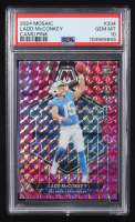 Ladd McConkey 2024 Panini Mosaic Camo Pink #334 RC (PSA 10) at PristineAuction.com