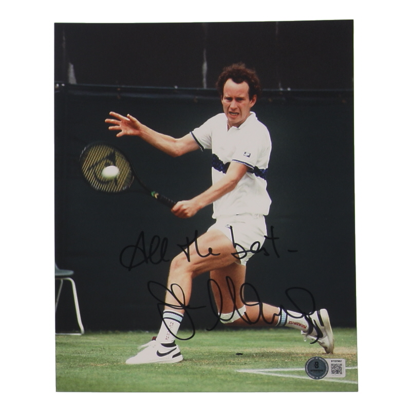 John McEnroe Signed 8x10 Photo Inscribed "All The Best" (Beckett) at PristineAuction.com John McEnroe Signed 8x10 Photo Inscribed "All The Best" (Beckett) at PristineAuction.com