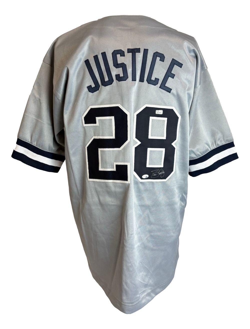 David Justice Signed Jersey (Sports Integrity) at PristineAuction.com David Justice Signed Jersey (Sports Integrity) at PristineAuction.com