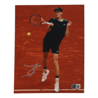 Jannik Sinner Signed 8x10 Photo (Beckett) at PristineAuction.com