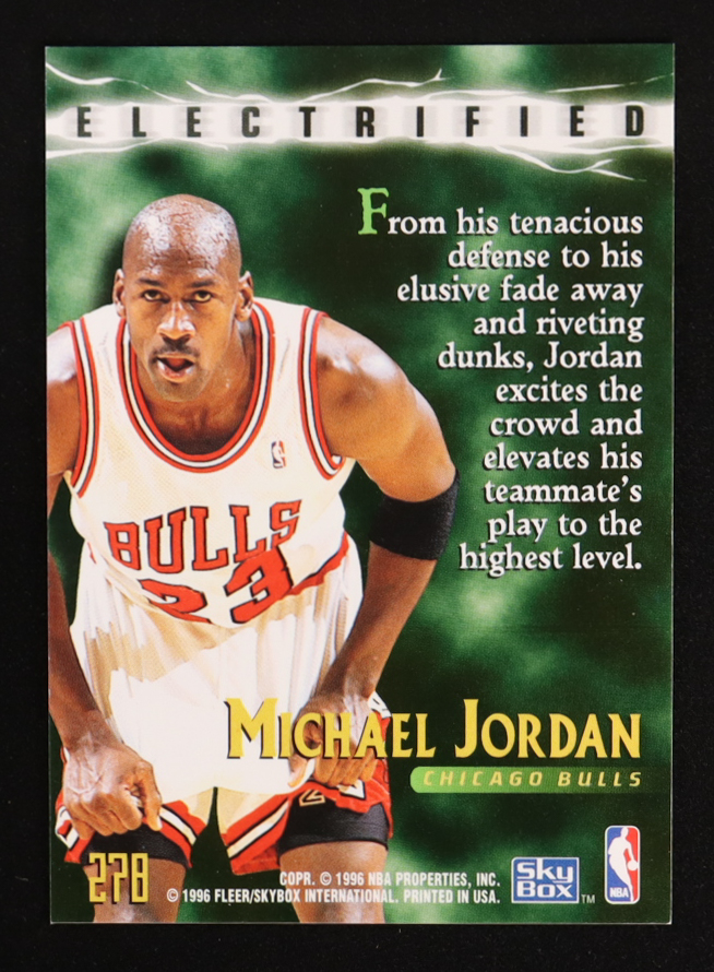Michael Jordan 1995-96 SkyBox Premium #278 ELE at PristineAuction.com Michael Jordan 1995-96 SkyBox Premium #278 ELE at PristineAuction.com