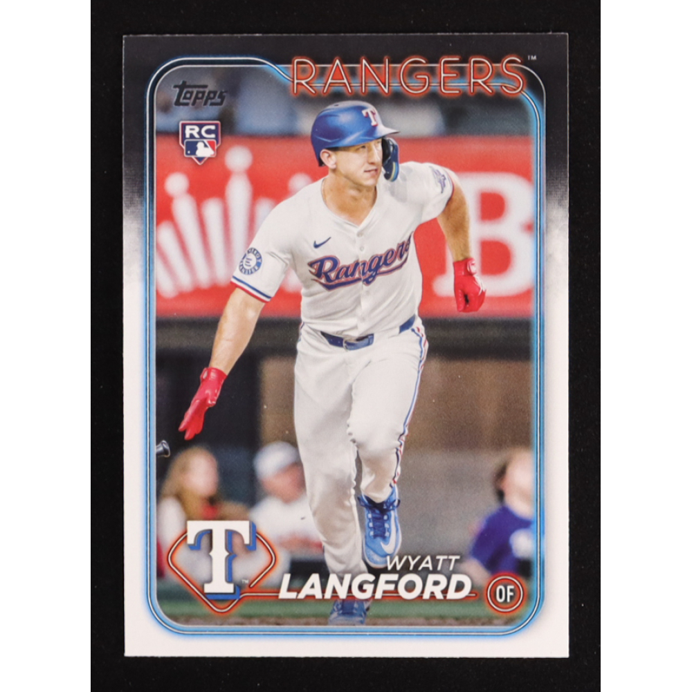 Wyatt Langford 2024 Topps Base Set Photo Variations #700B RC at PristineAuction.com