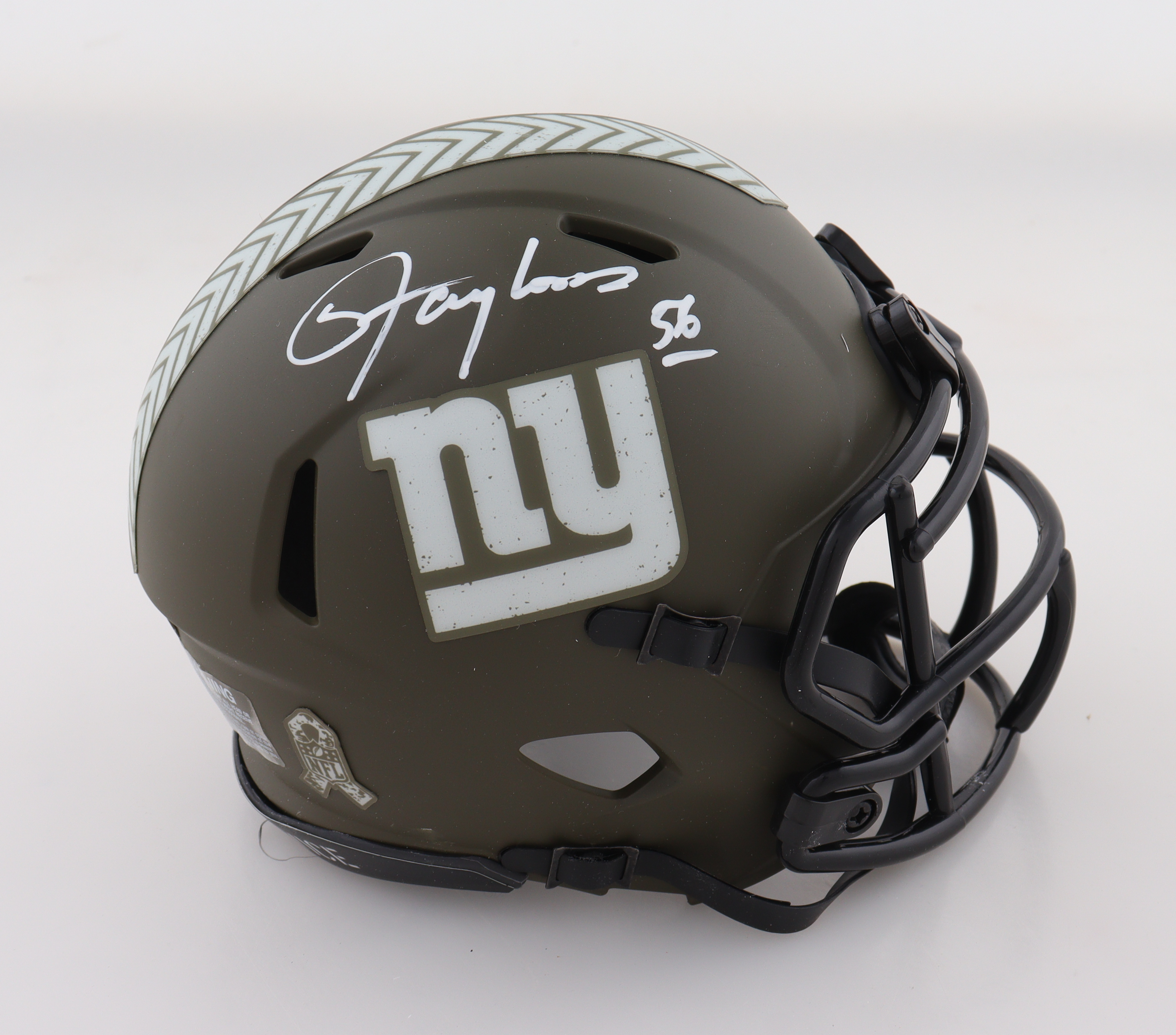 Lawrence Taylor Signed Giants Salute to Service Alternate Speed Mini Helmet (JSA) at PristineAuction.com Lawrence Taylor Signed Giants Salute to Service Alternate Speed Mini Helmet (JSA) at PristineAuction.com
