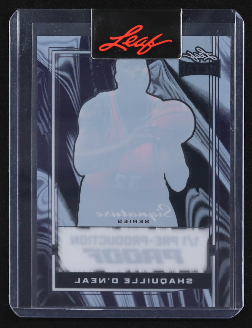 Shaquille O'Neal 2024 Leaf Metal Signature Series Pre-Production Proof #1/1 at PristineAuction.com Shaquille O'Neal 2024 Leaf Metal Signature Series Pre-Production Proof #1/1 at PristineAuction.com