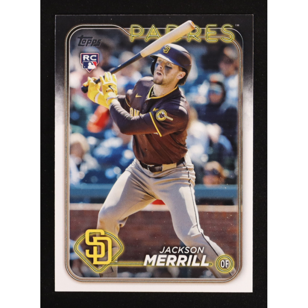 Jackson Merrill 2024 Topps Base Set Photo Variations #699B RC at PristineAuction.com