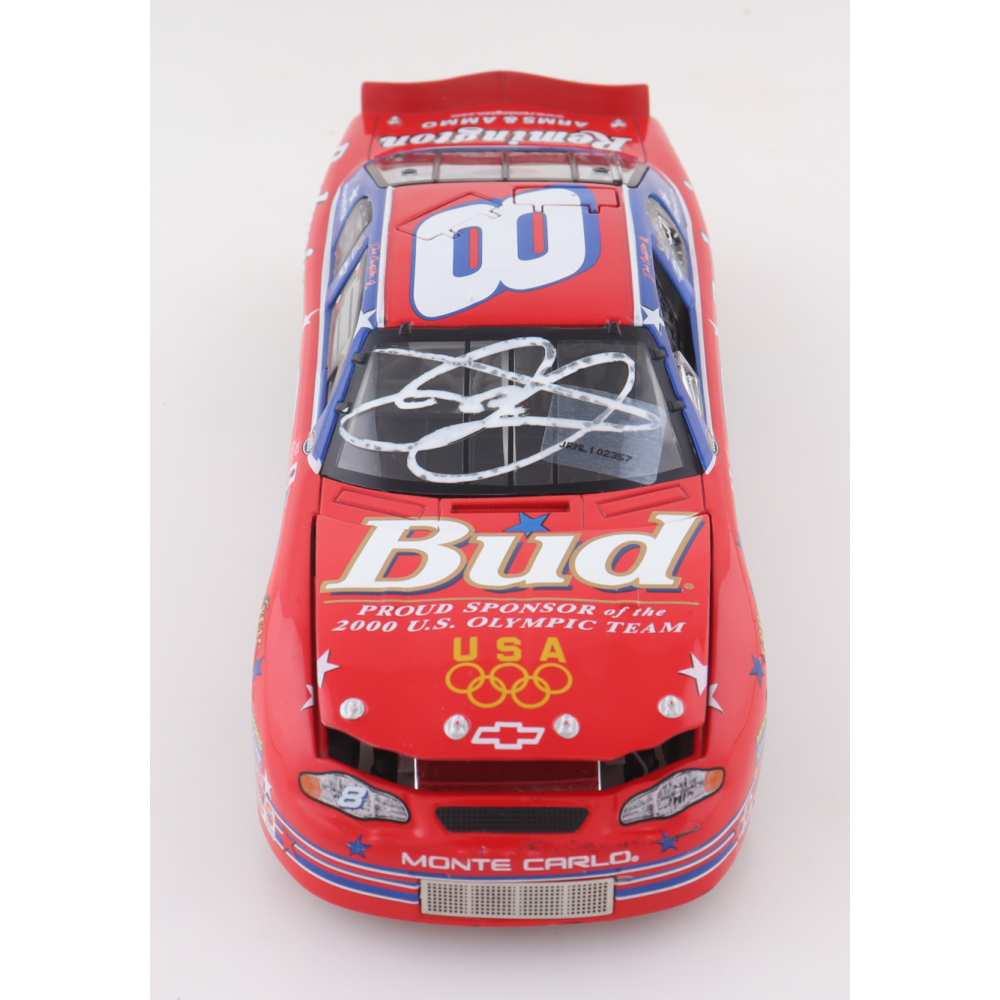 Dale Earnhardt Jr. Signed 2000 #8 Budweiser / U.S Olympic Team Monte Carlo 1:24 Diecast Car (JR Motorsports) at PristineAuction.com
