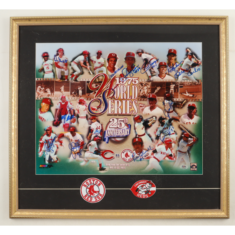 Johnny Bench & Jim Rice | 1975 Red Sox vs Reds World Series Custom ...