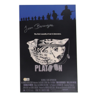 Tom Berenger Signed "Platoon" 11x17 Movie Poster (Schwartz) at PristineAuction.com