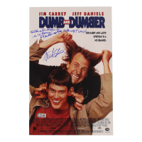 Mike Starr Signed "Dumb & Dumber" 11x17 Movie Poster Inscribed "Talk About Being in the Wrong Place at the Wrong Time" (Schwartz) at PristineAuction.com