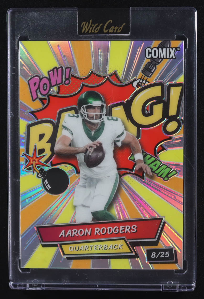Aaron Rodgers 2025 Wild Card Comix #ACBRD-AR #8/25 at PristineAuction.com Aaron Rodgers 2025 Wild Card Comix #ACBRD-AR #8/25 at PristineAuction.com