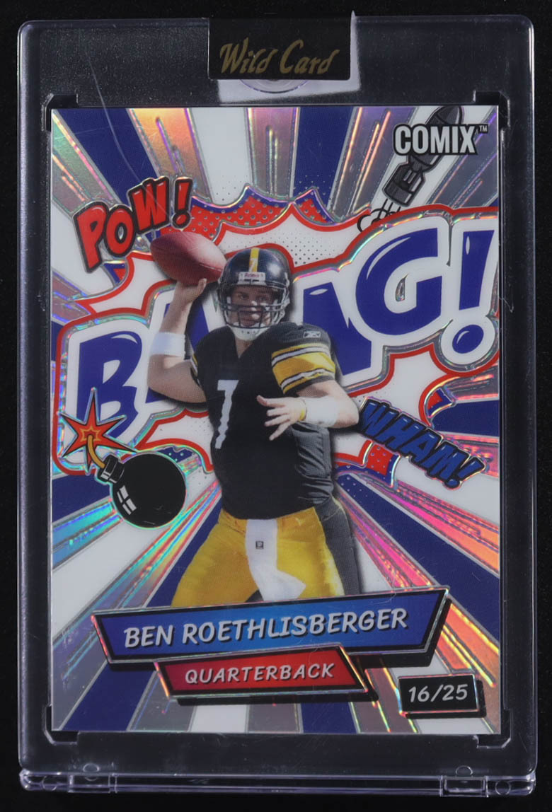 Ben Roethlisberger 2025 Wild Card Comix #ACBRB-BR #16/25 at PristineAuction.com Ben Roethlisberger 2025 Wild Card Comix #ACBRB-BR #16/25 at PristineAuction.com