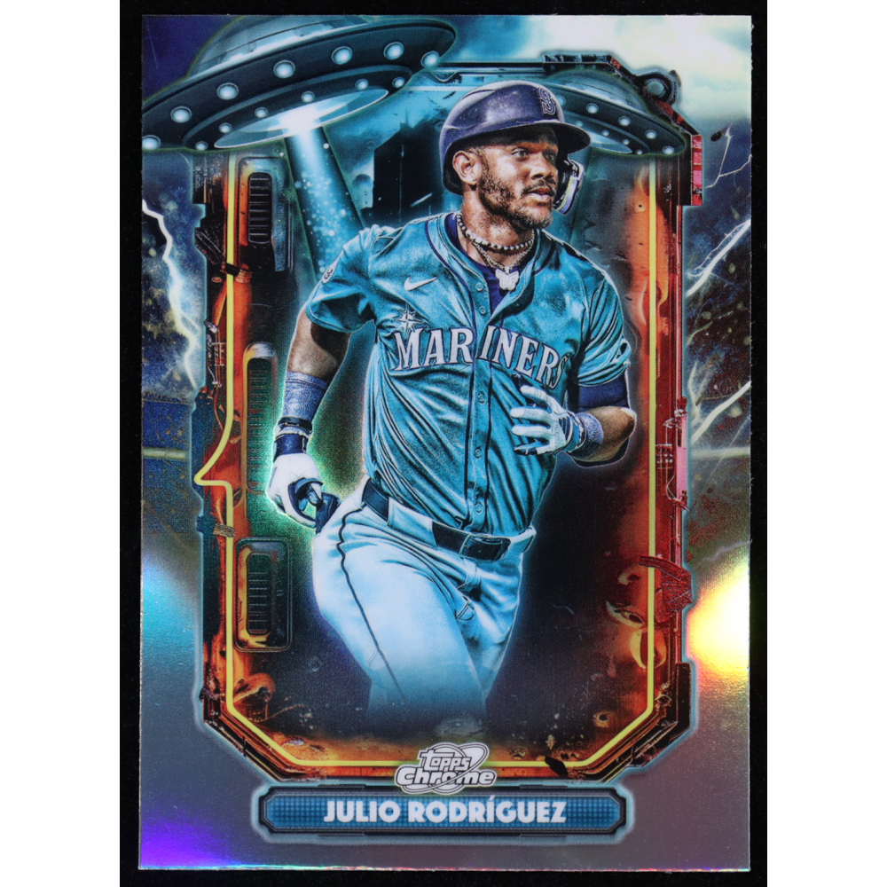Julio Rodriguez 2025 Topps Cosmic Chrome Extraterrestrial Talent #ET12 at PristineAuction.com