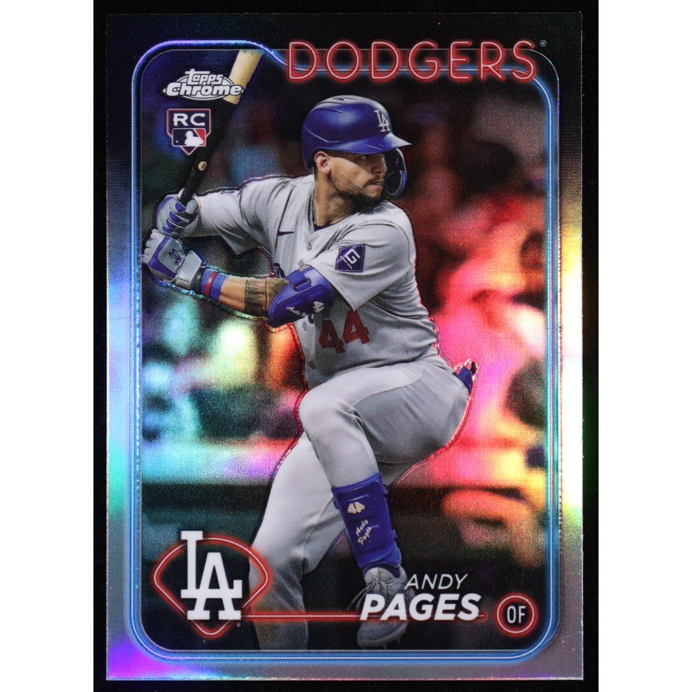 Andy Pages 2024 Topps Chrome Update Refractors #USC148 RC at PristineAuction.com