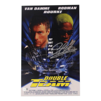 Dennis Rodman Signed "Double Team" 11x17 Movie Poster (Schwartz) at PristineAuction.com