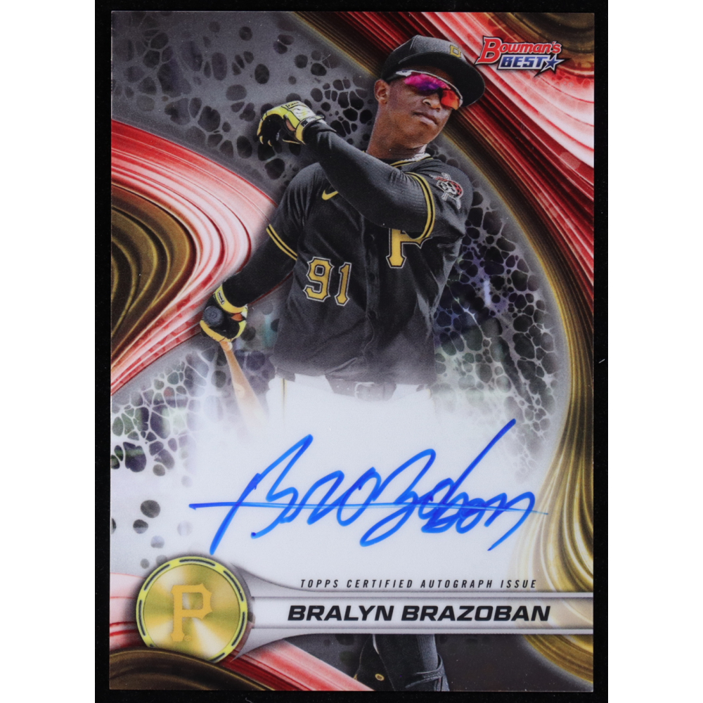 Bralyn Brazoban 2024 Bowman's Best Best of '24 Autographs #B24BB RC at PristineAuction.com