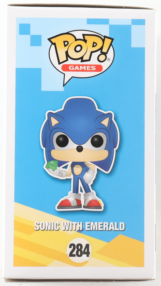 Jaleel White Signed "Sonic The Hedgehog" #284 Sonic with Emerald Funko Pop! Vinyl Figure (Schwartz) at PristineAuction.com Jaleel White Signed "Sonic The Hedgehog" #284 Sonic with Emerald Funko Pop! Vinyl Figure (Schwartz) at PristineAuction.com