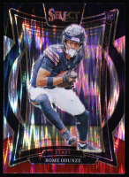 Rome Odunze 2024 Select Prizm Black and Red Shock #3 RC at PristineAuction.com