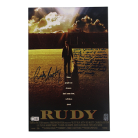 Rudy Ruettiger Signed "Rudy" 11x17 Movie Poster with Extensive Inscription (Schwartz) at PristineAuction.com