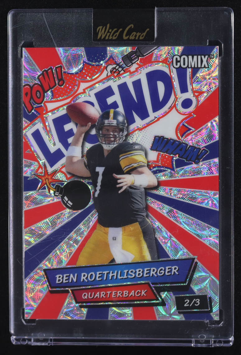 Ben Roethlisberger 2025 Wild Card Legend! Comix #ACLRB-BR #2/3 at PristineAuction.com Ben Roethlisberger 2025 Wild Card Legend! Comix #ACLRB-BR #2/3 at PristineAuction.com