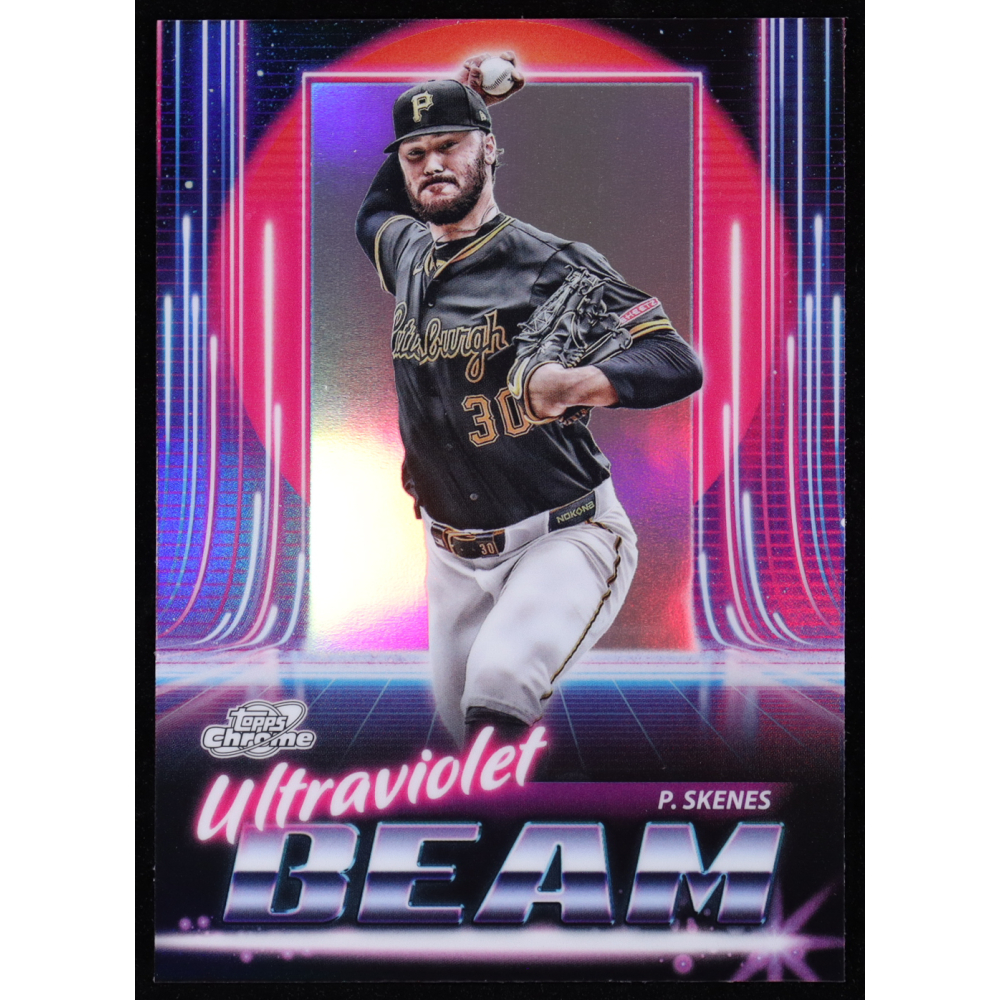 Paul Skenes 2025 Topps Cosmic Chrome Ultraviolet Beam #UB20 at PristineAuction.com