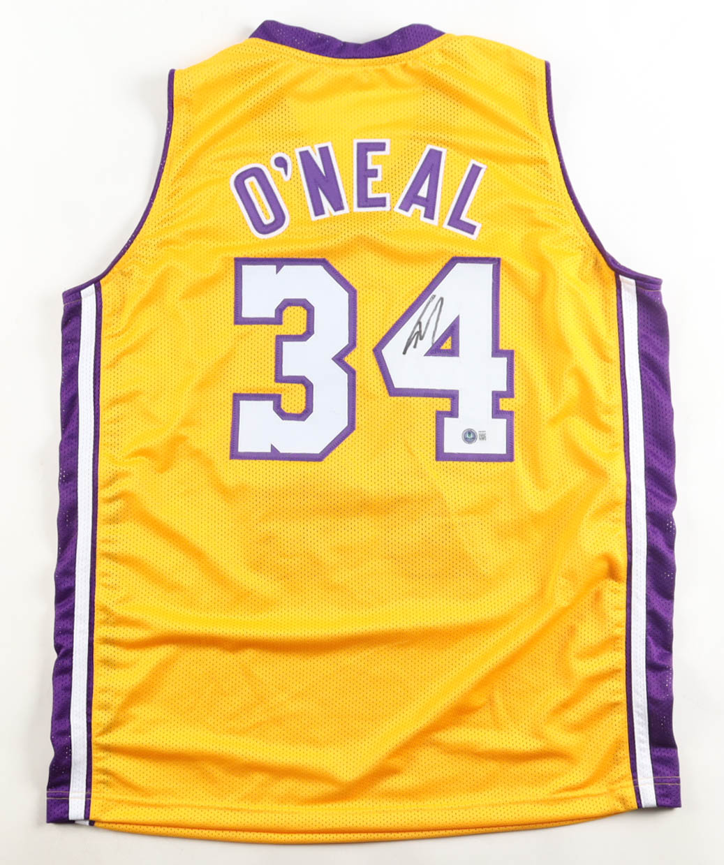 Shaquille O'Neal Signed Jersey (Beckett) at PristineAuction.com Shaquille O'Neal Signed Jersey (Beckett) at PristineAuction.com