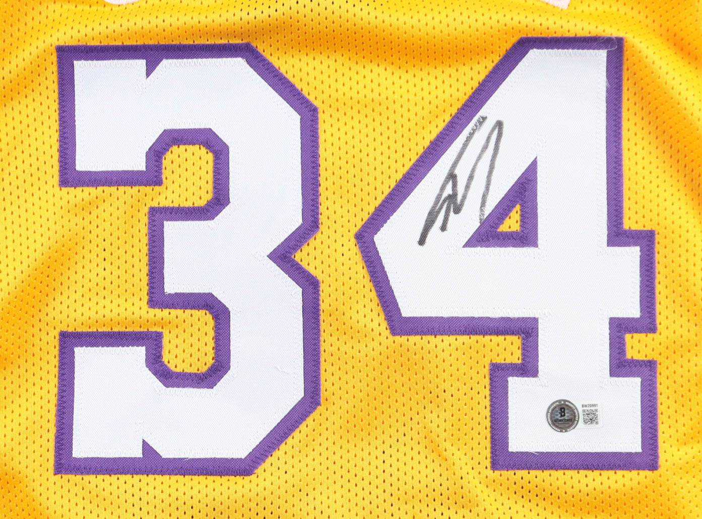 Shaquille O'Neal Signed Jersey (Beckett) at PristineAuction.com Shaquille O'Neal Signed Jersey (Beckett) at PristineAuction.com