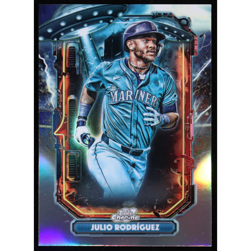 Julio Rodriguez 2025 Topps Cosmic Chrome Extraterrestrial Talent #ET12 at PristineAuction.com