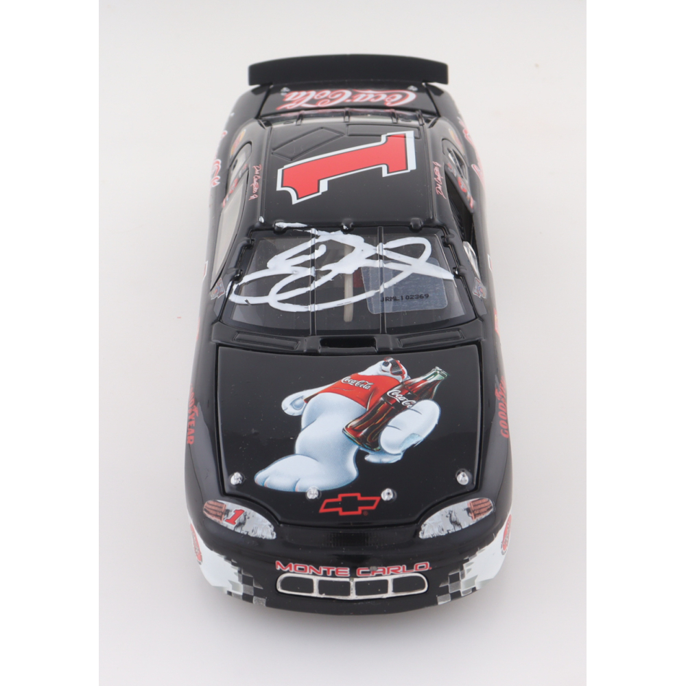Dale Earnhardt Jr. Signed LE NASCAR 1998 #1 Coca-Cola Polar Bear Monte Carlo 1:24 Diecast Car (JR Motorsports) at PristineAuction.com
